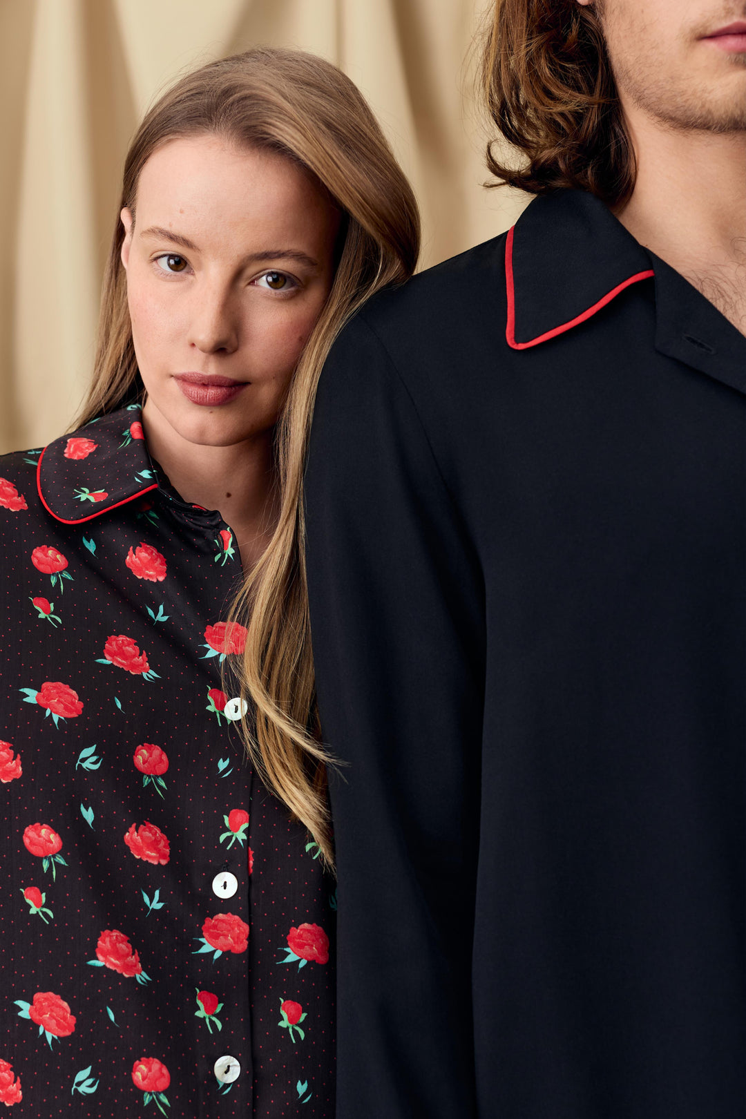 Pastelle Oversized Shirt in Poppies Print