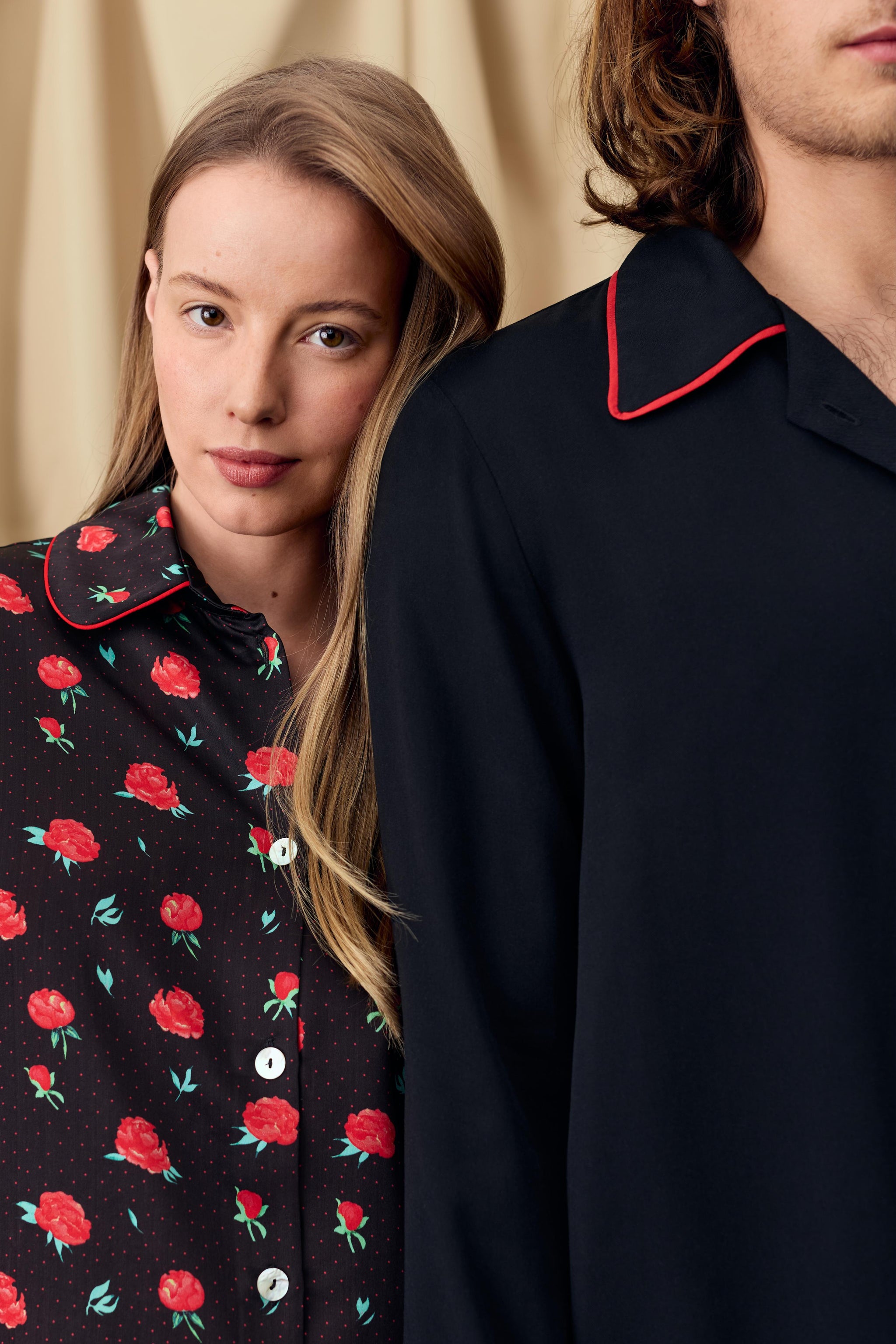 Pastelle Oversized Shirt in Poppies Print