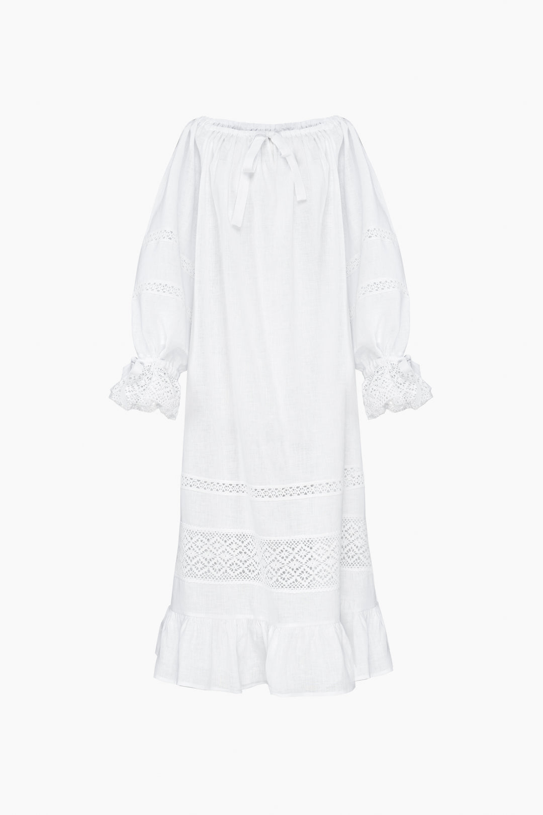 Romantica Lounge Dress in White