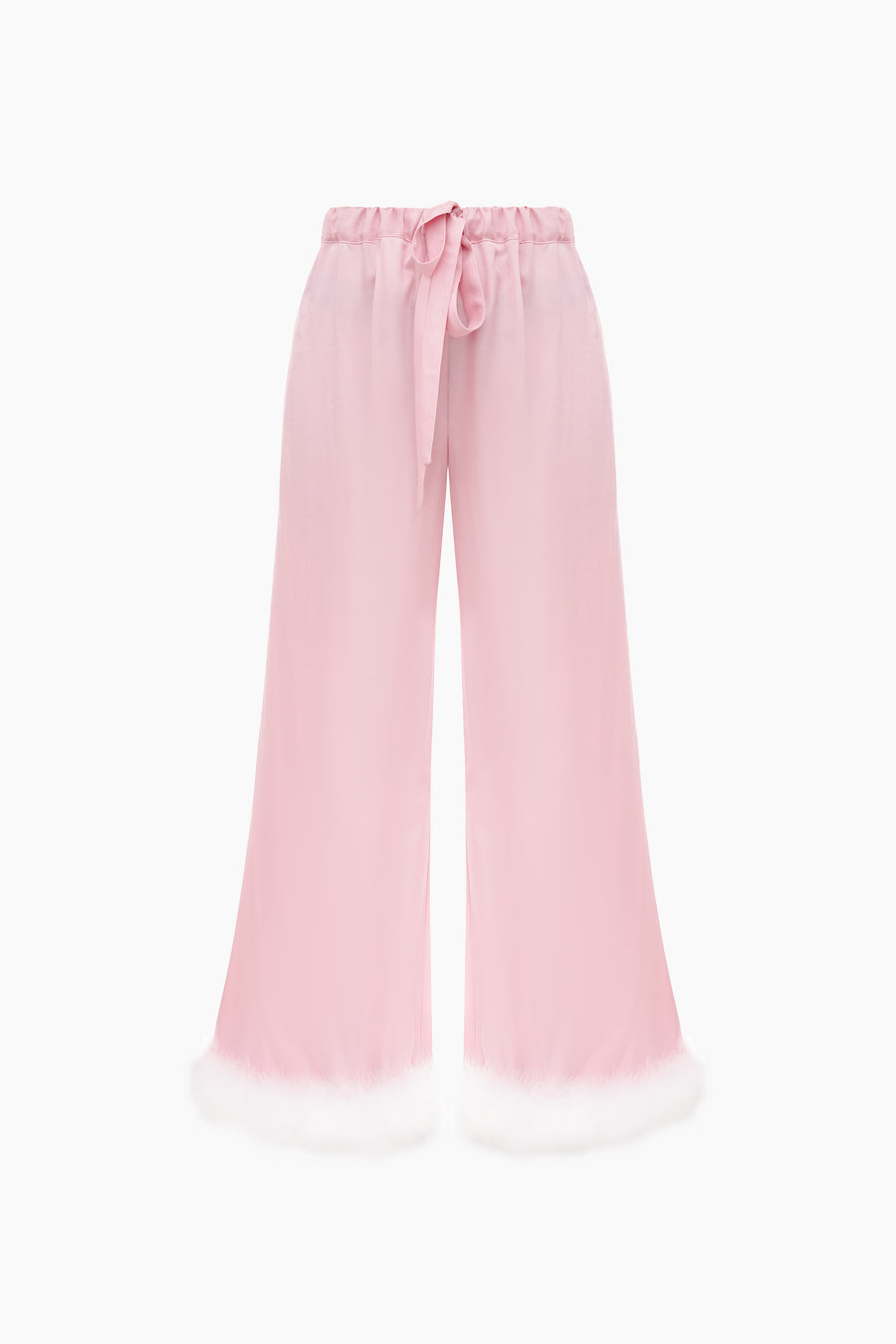 Bisou Bisou Pants with Feathers in Pink