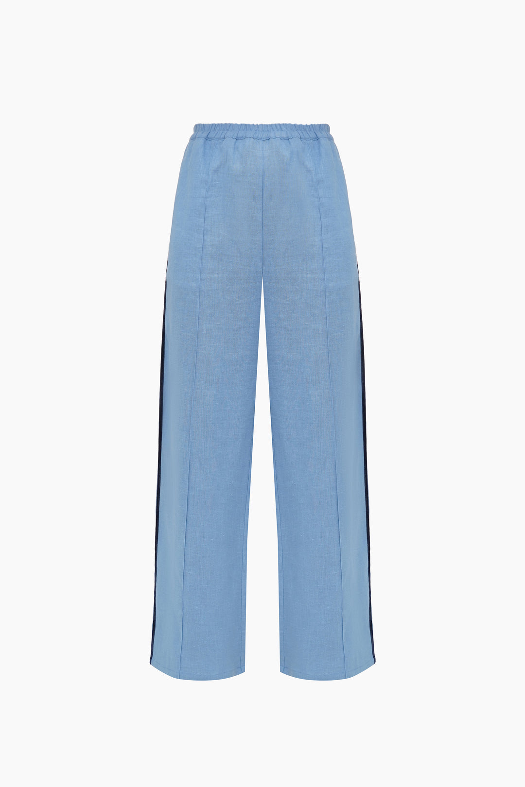 Paros Linen Unisex Pajama Pants in Blue