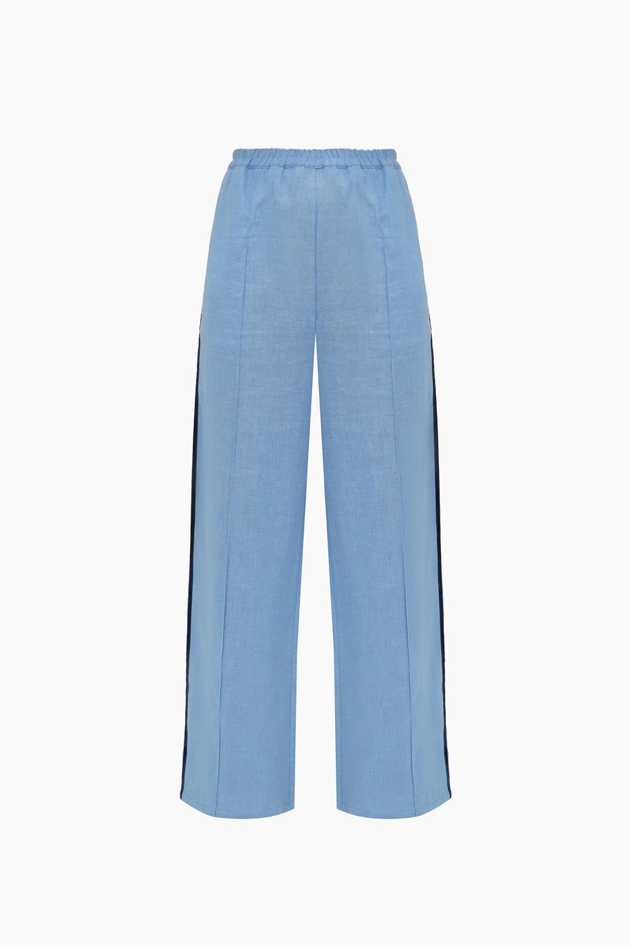 Paros Linen Unisex Pajama Pants in Blue