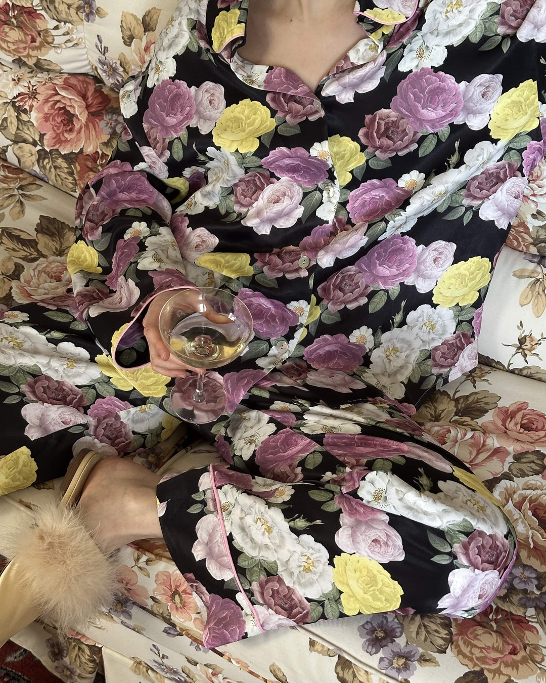 Pastelle Oversized Pants in Bloom