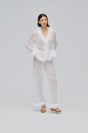 Afrodita Lounge Set in White