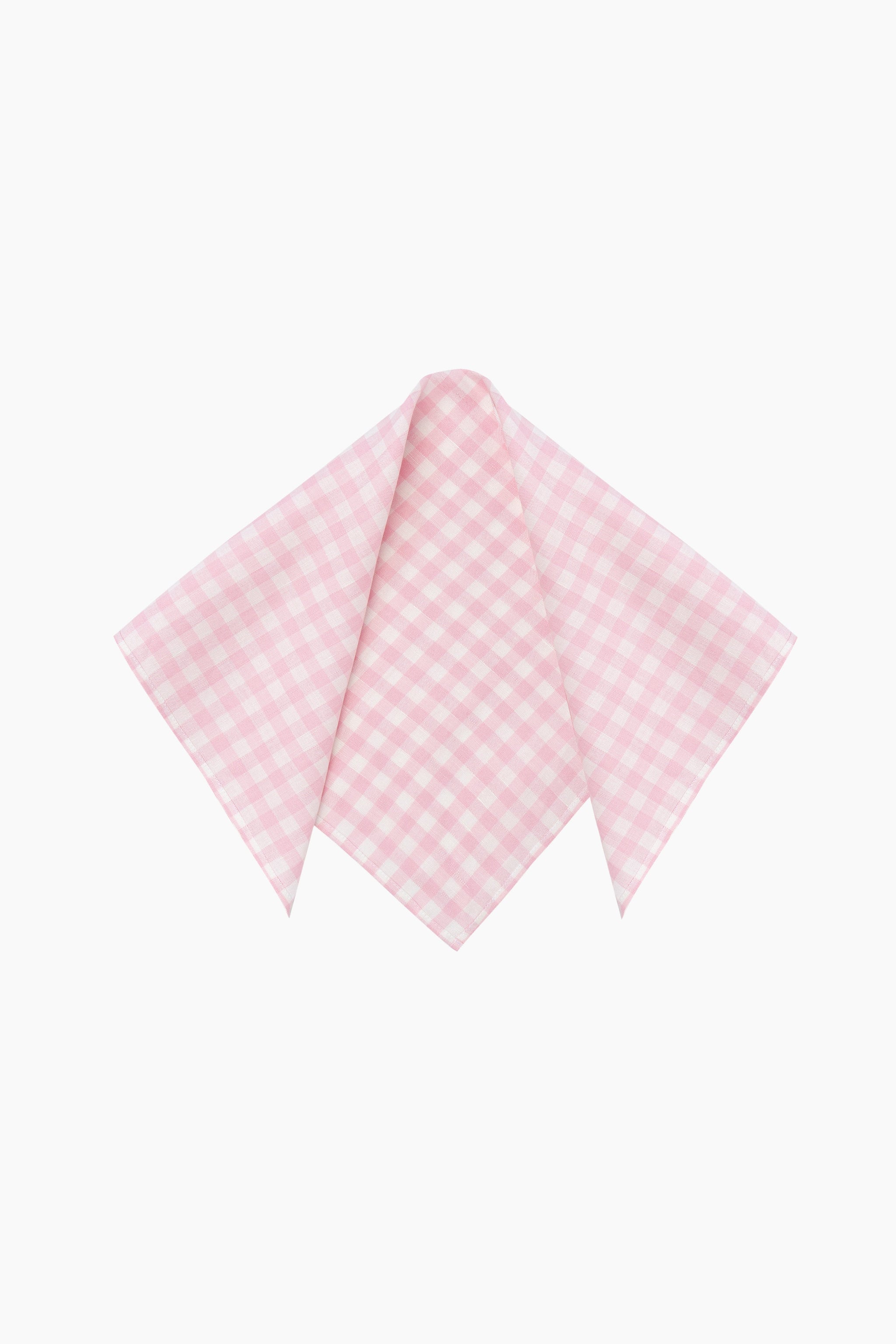 Cha-Cha Lounge Shorts with Headscarf in Pink Vichy