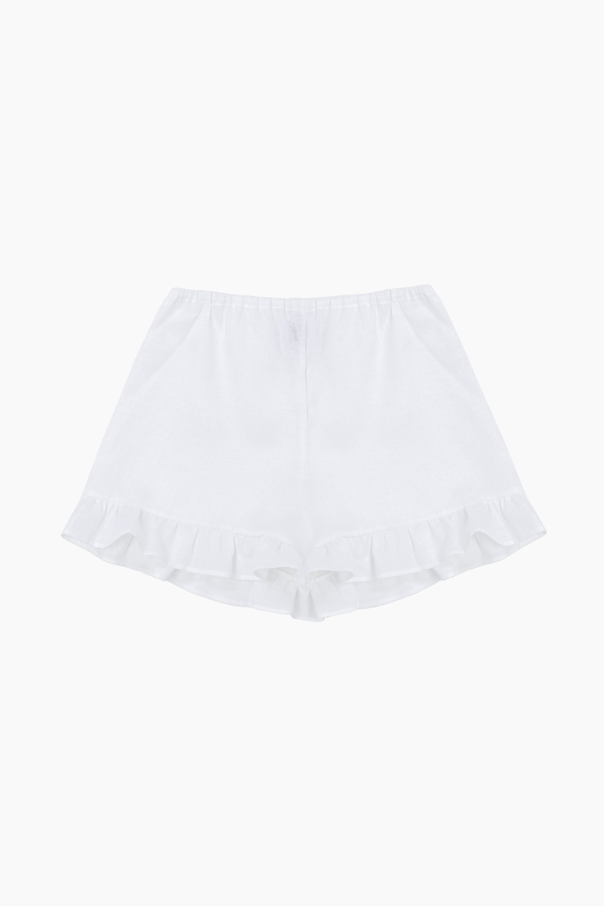 Cha-Cha Lounge Shorts with Headscarf in Milk