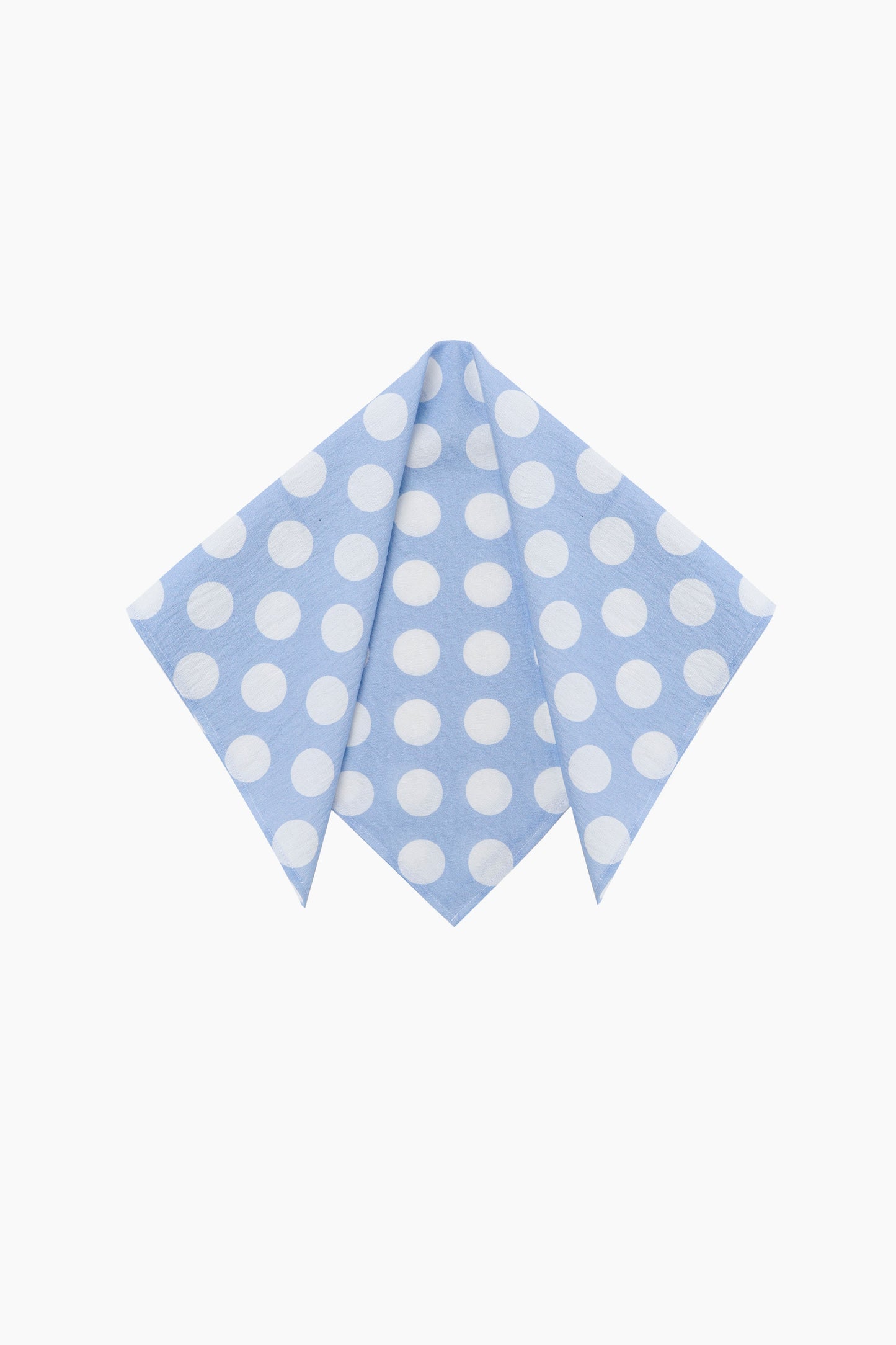Cha-Cha Lounge Shorts with Headscarf in Blue Polka Dot