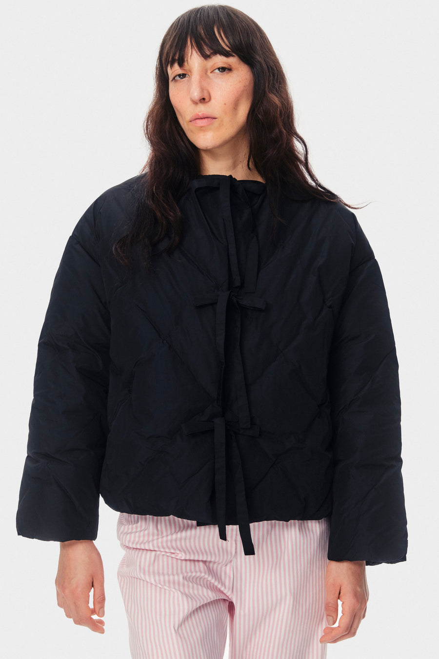 Ukiyo Puffer Jacket in Black