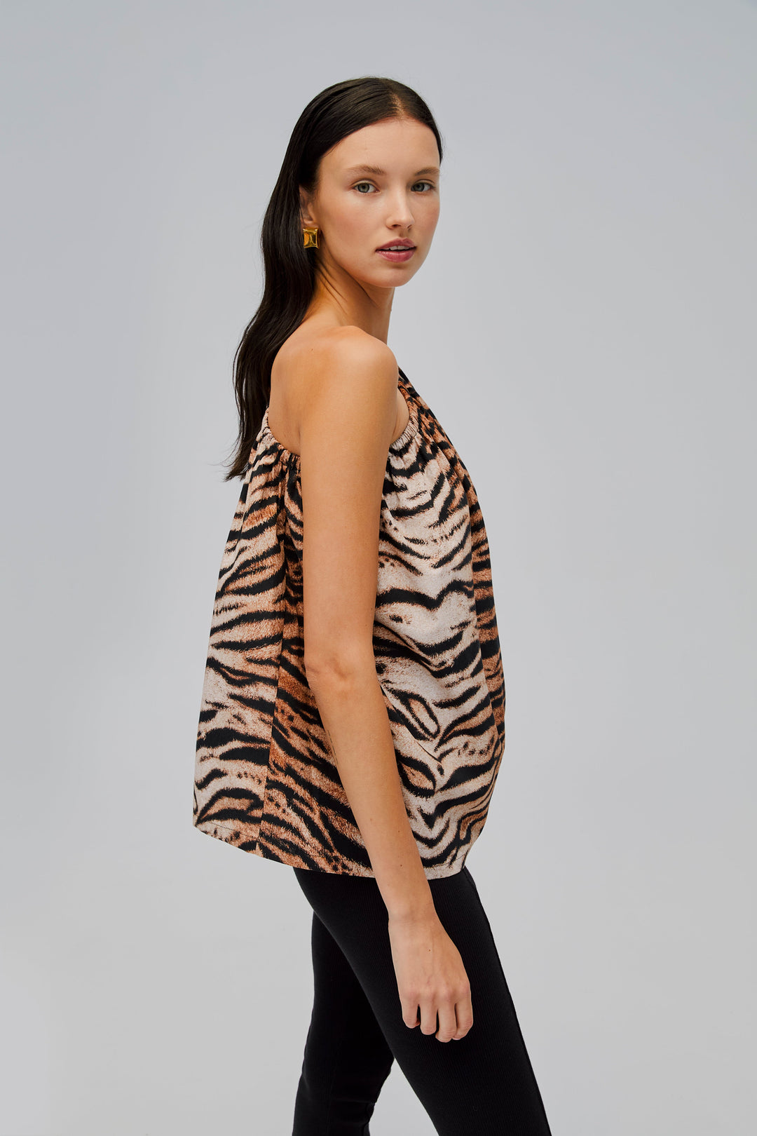 Gaia Cotton Top in Tiger