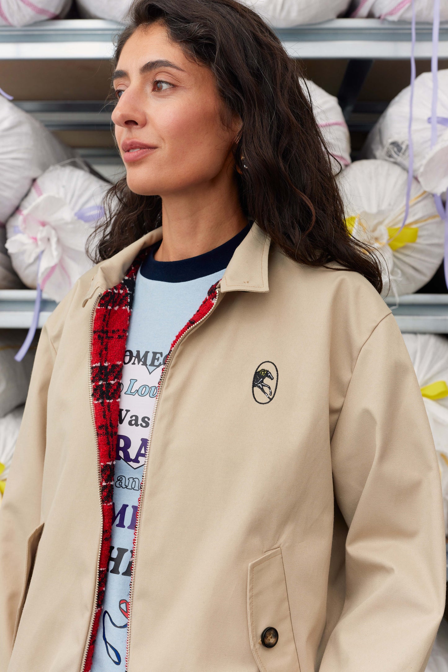 Harrington Jacket in Khaki