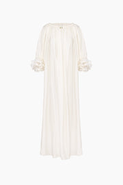 Zephir Off-the-shoulder Maxi Dress in White