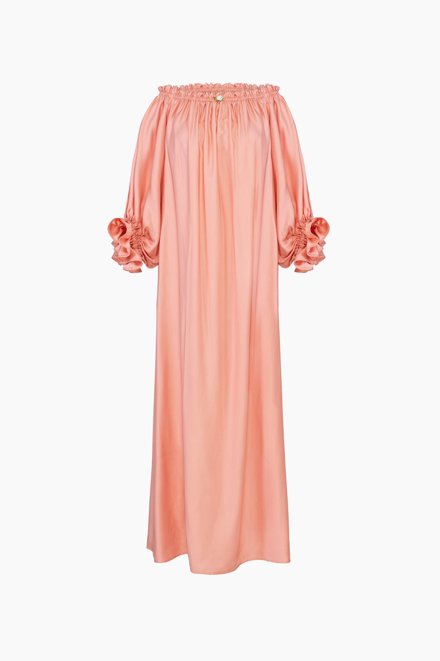 Zephir Off-the-shoulder Maxi Dress in Pink