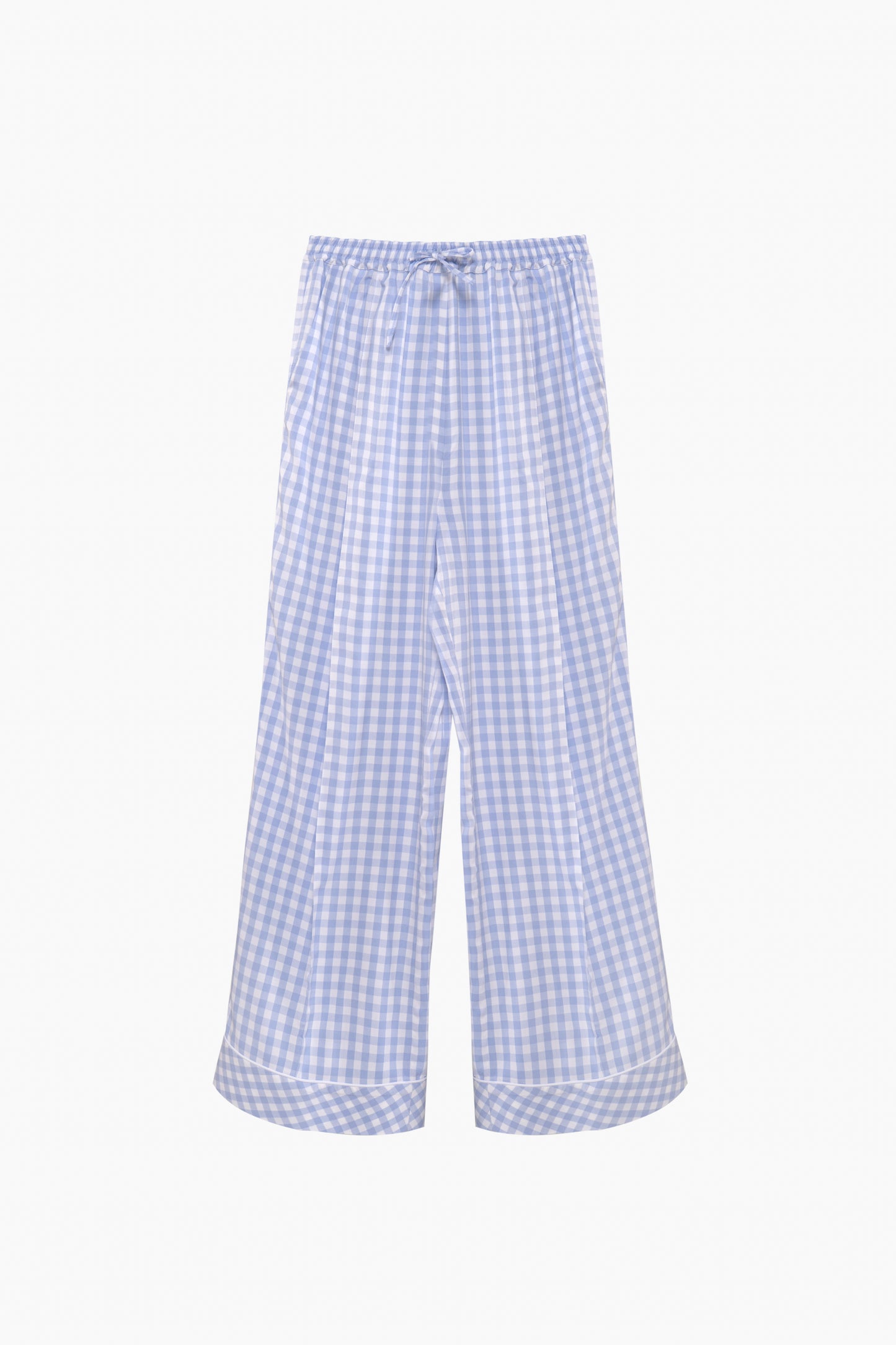 Pastelle Oversized Pants in Blue Vichy