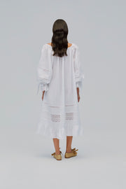 Romantica Lounge Dress in White