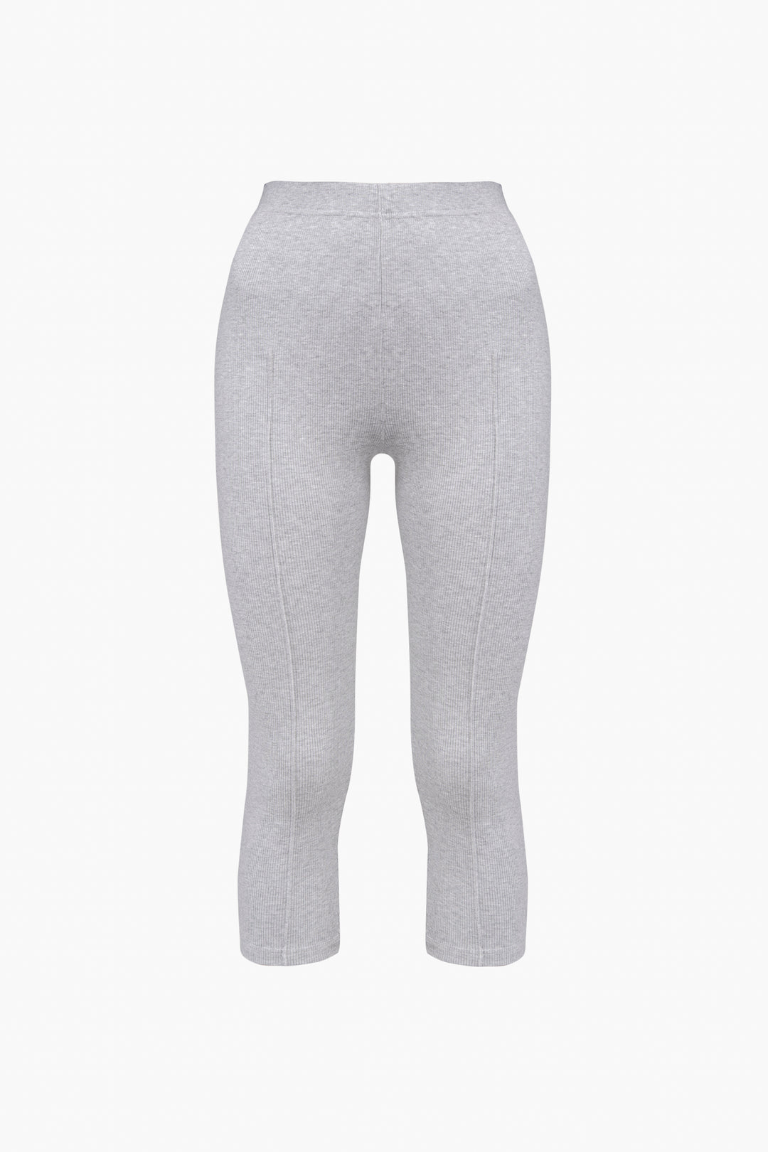 Capri Stretch-cotton Jersey Legging in Grey