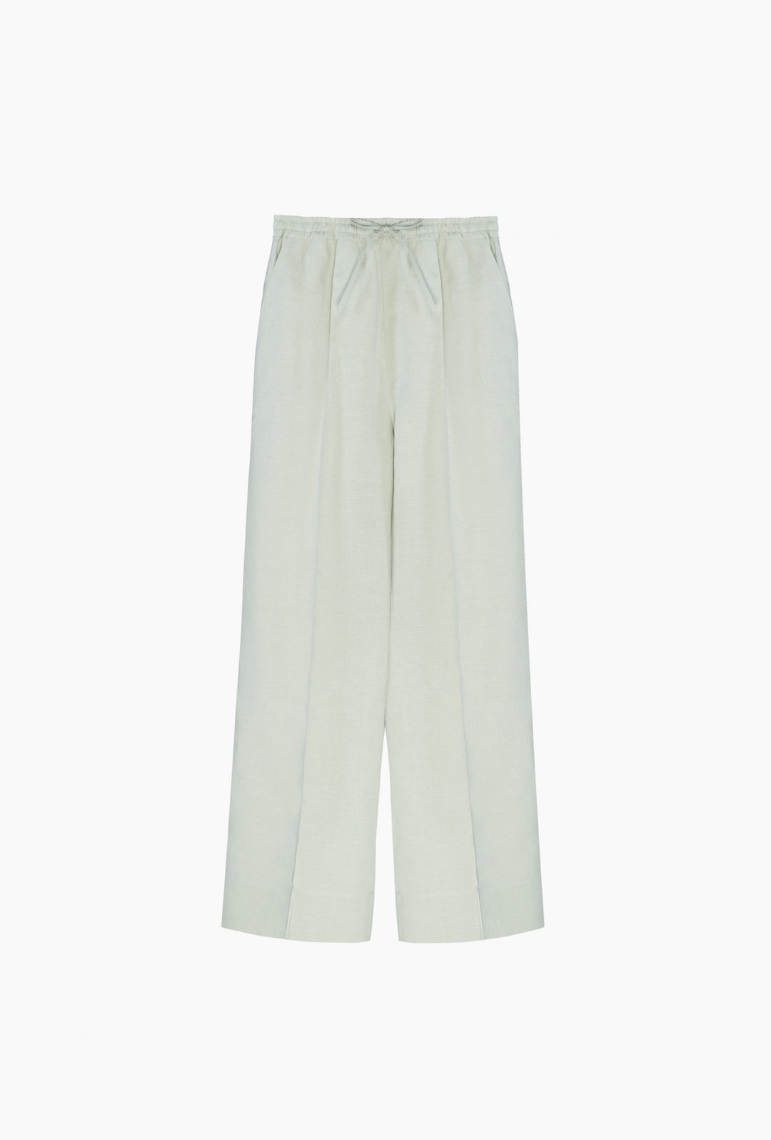 Unisex Linen Pants in Pistachio Green