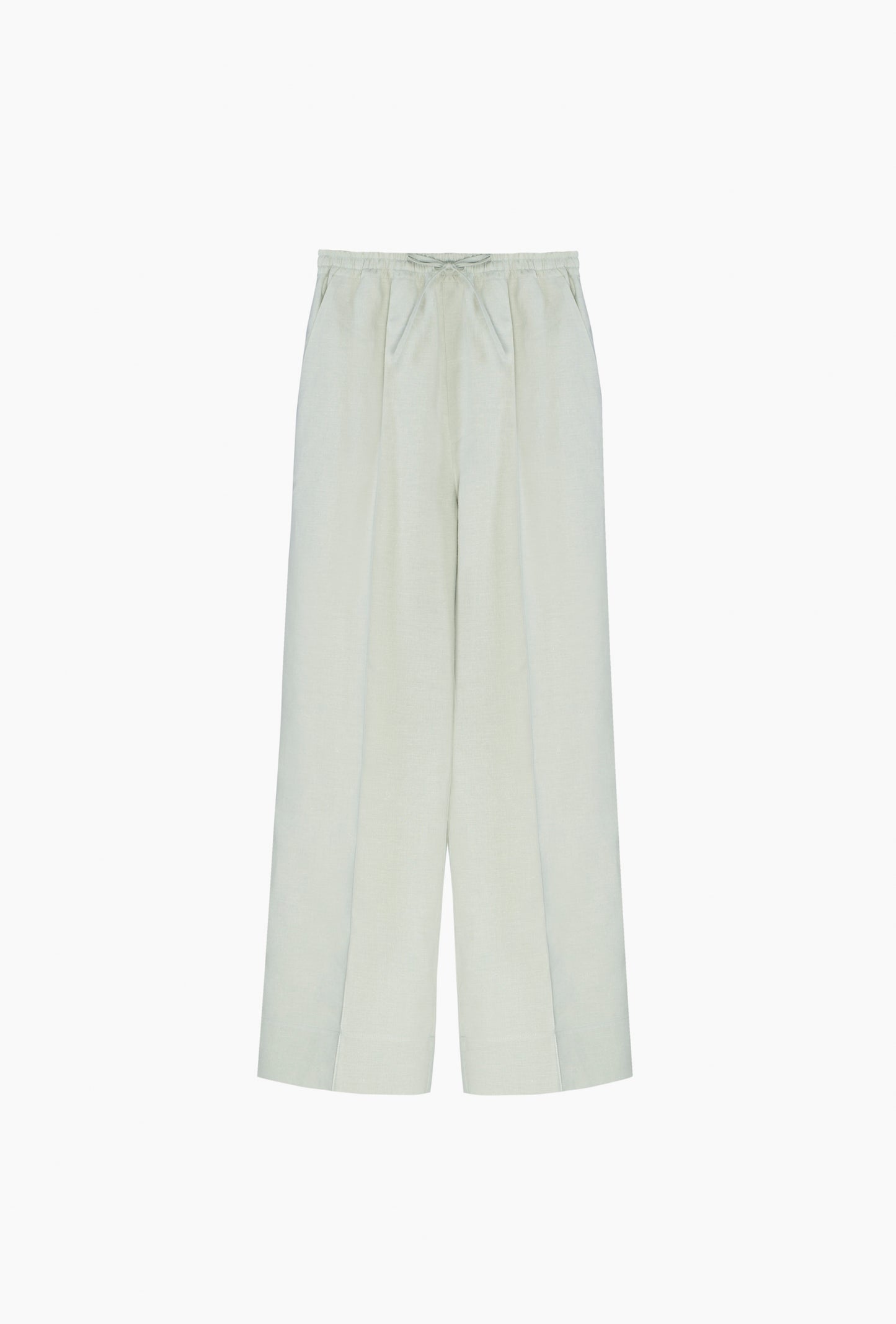 Unisex Linen Pants in Pistachio Green