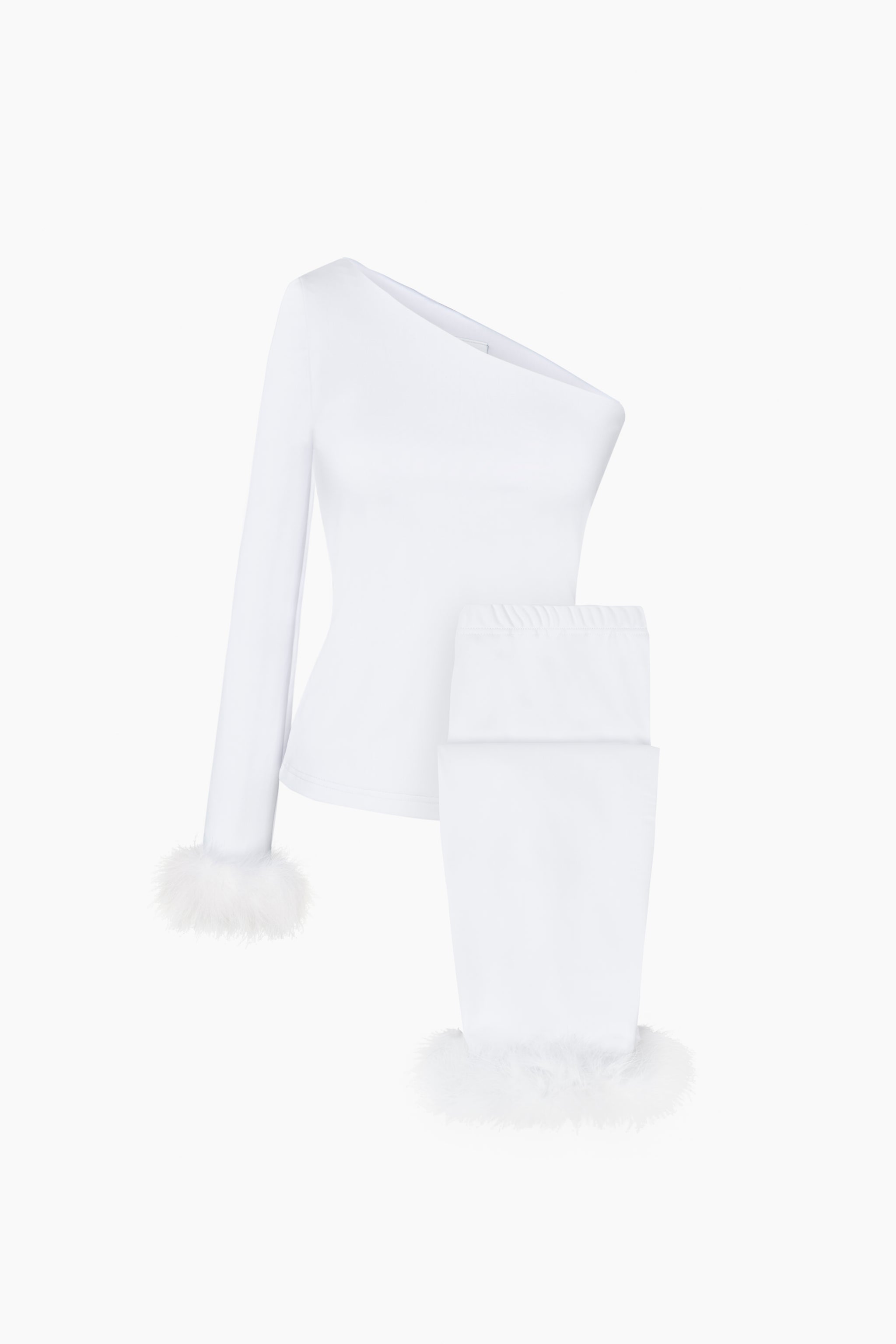 Weekend Chic Lounge Set in White