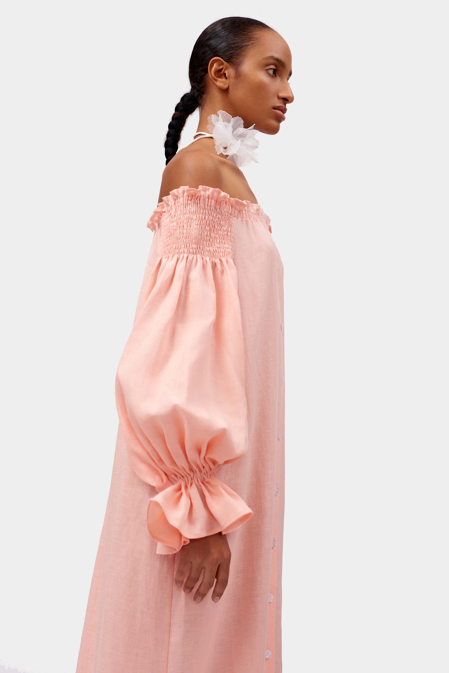 Romantica Loungewear Dress in Rose Pink